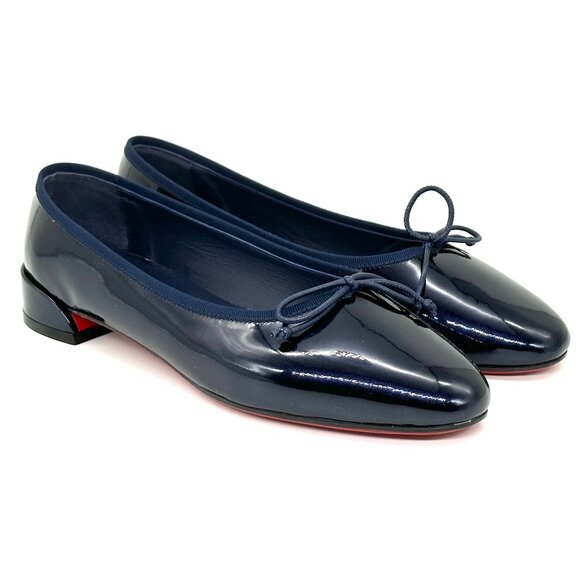 Christian Louboutin SWEETIE JANE FLAT Patent Leather Ballerina Flats Shoes - Picture 10 of 16